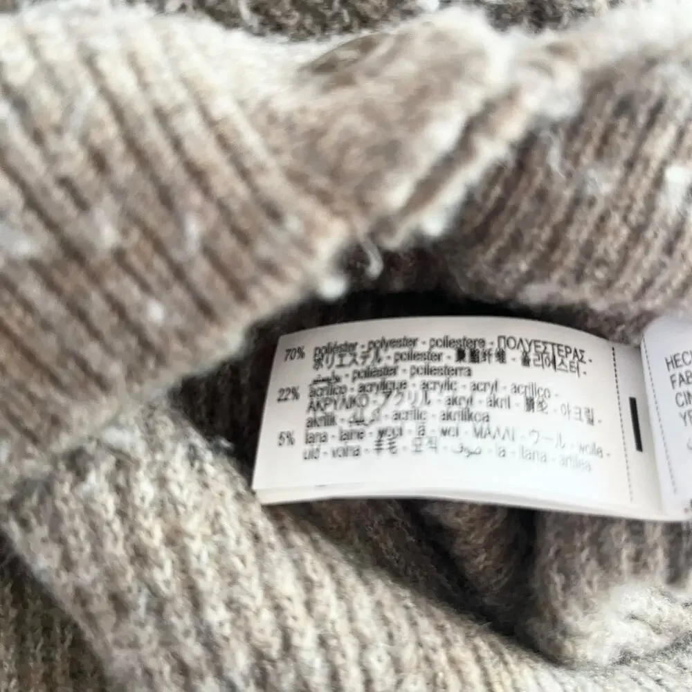 Zara Girls Beige Taupe Rib Knit Button Front Cardigan Sweater 12-18M
